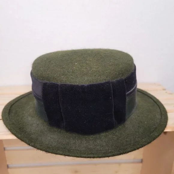 Capo Green Wool Hat size 7 MED - Picture 5 of 12